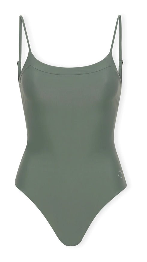 Copenhagen Cartel - Penida one-piece Scoop-halsudskæring - Army